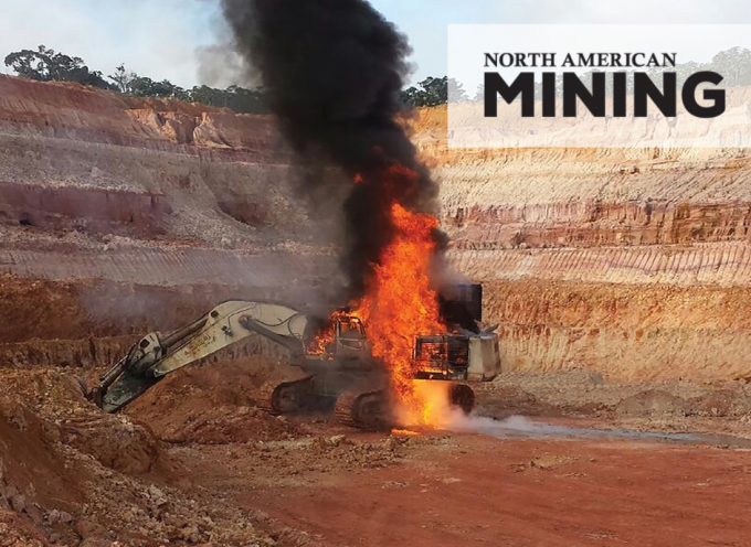 NA Mining North American Mining - Hydraulic Shovel fire